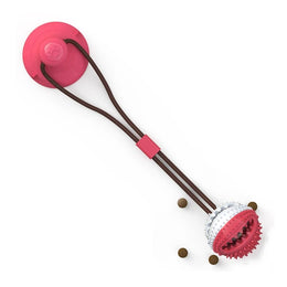 Interactive Silicone Suction Cup Dog Ball Toy