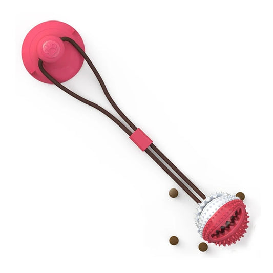 Interactive Silicone Suction Cup Dog Ball Toy