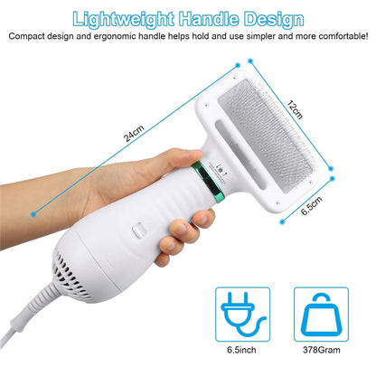 2-in-1 Pet Blow Dryer and Comb