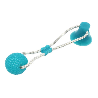 Interactive Silicone Suction Cup Dog Ball Toy