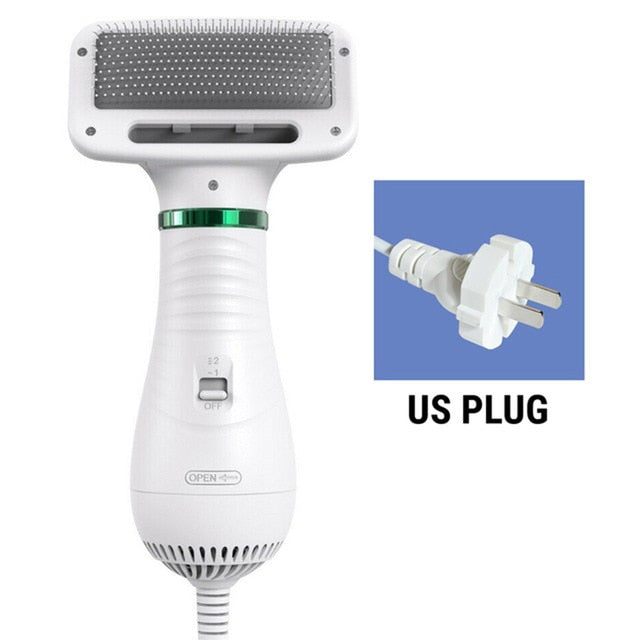 2-in-1 Pet Blow Dryer and Comb