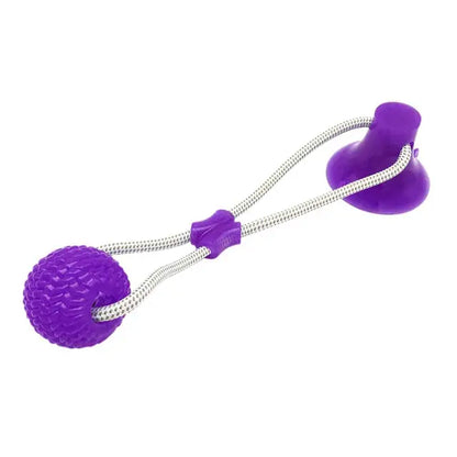 Interactive Silicone Suction Cup Dog Ball Toy
